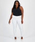 Фото #1 товара Plus Size Bengaline Skinny Pants, Created for Macy's