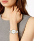 ფოტო #4 პროდუქტის Women's Sutton Diamond-Accent Two-Tone Stainless Steel Bracelet Watch 32.5mm