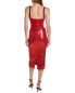 Фото #2 товара Dolce & Gabbana Silk-Blend Midi Dress Women's Red 38