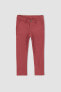 Фото #1 товара Erkek Çocuk Slim Fit Twill Chino Pantolon