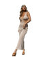 ფოტო #1 პროდუქტის Women's s X JoJo Plunging Crochet Cutout Midi Beach Dress