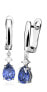 Luxury silver earrings with zircons SVLE0641SH8M100