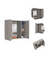 Фото #2 товара Artemisa Medicine Cabinet, Double Door, Mirror, One External Shelf - Light Gray