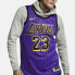 Фото #4 товара Nike NBA LeBron James 城市版球衣 SW球迷版 湖人 詹姆斯 23号 男款 紫色 / Кроссовки Nike LeBron James SW 23 AJ4618-510