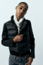 Contrast puffer jacket