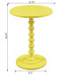 17.75" Medium-Density Fiberboard Palm Beach Spindle Table