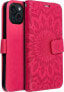 OEM Kabura MEZZO Book do IPHONE 15 mandala magenta