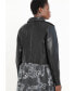 Plus Size Faux Leather Moto Jacket