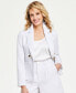 Фото #1 товара Women's Tweed Notched-Collar Blazer, Created for Macy's
