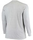 Фото #2 товара Men's Big and Tall Heathered Gray Atlanta Falcons Practice Long Sleeve T-shirt