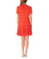 Фото #2 товара Women's Lace-Trim Fit & Flare Dress