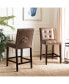 Фото #2 товара Ora Faux Leather Counter Stool (Set Of 2)