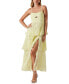 Фото #1 товара Women's Emmi Printed Pleated Tiered Sleeveless Maxi Dress