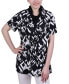 Petite Printed Adjustable Face-Covering Top