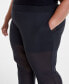 Фото #4 товара Trendy Plus Size Printed Mesh Pants, Created for Macy's