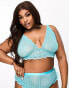 Фото #1 товара ASOS DESIGN Curve Brooke soft bra in turquoise