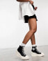 Фото #1 товара Converse Chuck 70 De Luxe wedge Hi heel trainers in black