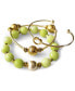 ფოტო #1 პროდუქტის 3-Pc. Set Crystal Bangle & Stretch Bracelets