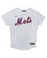 ფოტო #2 პროდუქტის Preschool Francisco Lindor White New York Mets Home Game Jersey