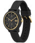 ფოტო #2 პროდუქტის Women's L.12.12 Multi Black Silicone Strap Watch 38mm