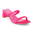 Фото #2 товара BEACH by Matisse Jerry Block Heels Womens Pink Casual Sandals JERRY-661