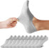 Фото #2 товара FALARY Women's / Men's Footies, Invisible, Short, 10 Pairs, Trainer Socks, Large Silicone Pad Prevents Slipping