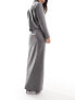 Фото #10 товара Mango tailored split front skirt on grey