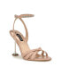 ფოტო #1 პროდუქტის Women's Noras Almond Toe Strappy Dress Sandals