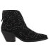 Фото #1 товара Dingo Denim N Diamonds Studded Zippered Booties Womens Black Casual Boots DI877-