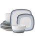 Фото #1 товара Colorscapes Layers 12 Piece Square Dinnerware Set