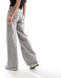 Reclaimed Vintage 88' wide leg jean in charcoal Черный, W24 - фото #2