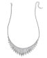 Фото #1 товара I.N.C. International Concepts silver-Tone Pavé Statement Necklace, Created for Macy's