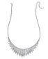 ფოტო #1 პროდუქტის Silver-Tone Pavé Statement Necklace, Created for Macy's