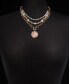 ფოტო #3 პროდუქტის Gold-Tone Multi-Row Pendant Necklace, 17" + 3" extender, Created for Macy's