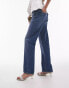 Topshop mid rise Runway jeans in mid blue BLAU, W24 - фото #5