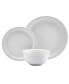 Фото #2 товара Сервировка стола Tabletops Unlimited Farmhouse White 12-предметный набор посуды для ужина, обслуживание для 4
