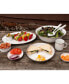 Solid White Enamelware Collection 20" Serving Tray