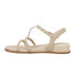 Фото #3 товара VANELi Nelina Stud Demi Wedge Womens Beige Casual Sandals NELINA-312746