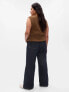 High Rise Stride Wide-Leg Jeans