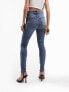 ASOS DESIGN ultimate skinny jeans in distressed blue