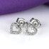 Серьги Kensie Crescent Moon Star Set silver, clear - фото #5