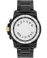 ფოტო #3 პროდუქტის Men's Series 800 Swiss Quartz Chrono Black PVD Watch 42mm