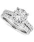 ფოტო #1 პროდუქტის Diamond Halo Bridal Set (2 ct. t.w.) in 14k White Gold