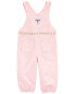 Baby Hickory Stripe Overalls 24M