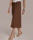 Фото #3 товара Donna Karan Women's Textured Midi Skirt