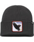 Men's Charcoal Toasty Freedom Cuffed Knit Hat