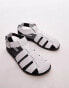 Фото #2 товара Topshop Babs premium leather fisherman sandals in white