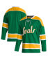 Фото #1 товара Men's Green California Golden Seals Team Classics Authentic Blank Jersey