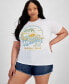 ფოტო #1 პროდუქტის Trendy Plus Size Endless Summer Graphic T-Shirt