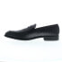 Фото #5 товара Bruno Magli Vesini Woven BM3VESA0W Mens Black Loafers & Slip Ons Penny Shoes